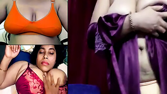 સાડીમાં મોટા સ્તન અને નિપ્પલ વાળી ભારતીય Milf