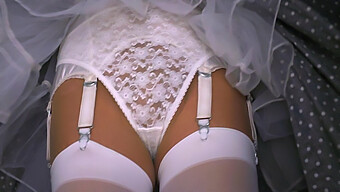 White Stockings And Lacy Panties For Your Viewing Pleasure