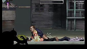 Watch The Blonde Girl In This Hentai Game Get Fucked By Zombies And Enjoy The Cum