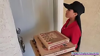 Watch A Delivery Girl In Action