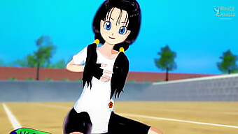 Videl Expresses Her Gratitude For Instructing Her On How To Fly - Dragon Ball Z