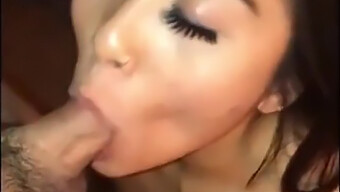 Watch An Asian Girlfriend'S Blowjob And Cumshot