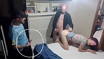 Homemade Video Captures A Cuckolded Couple Having Threesome With Their Friend