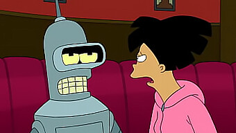 Bender Se Postaví Amy V Horké Karikaturní Bitvě