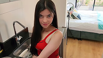 Asian Babe Gets Her Big Tits Fucked By Home Invader While Husband Is Out