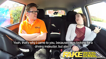 Lola Rae'S Teen (18+) Pussy Stretched In Fake Driving School