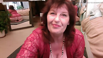 Dawnskye, A Stunning Mature Woman, Smokes And Strips For Your Pleasure