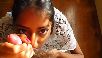 Indian Babe Gives A Mind-Blowing Blowjob