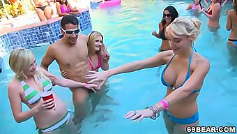 Male And Female: Cfnm Orgy At The Pool Party