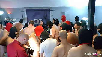 German Bukkake Group Sex With A Cum-Covered Pussy