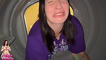 Curvy Girl Gets Stuck In The Dryer