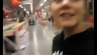 Homemade Video Of A Young Girl Giving A Blowjob In A Public Store