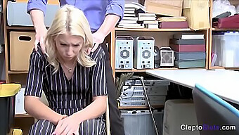 Stealing Leads To Rough Sex And Oral Pleasure For This Blonde Slut