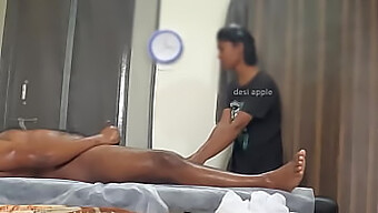 Hidden Camera Captures A Happy Ending Massage Therapist In Action.