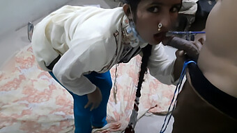 Cock And Cum In Mouth: Indian Maid'S Blowjob Fun