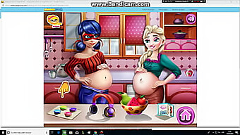 Elsa And Ladybug: Pregnant Beauties In A Wild Orgy