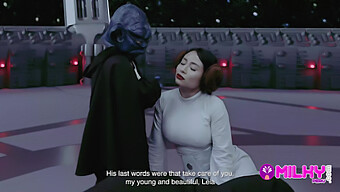 Em Um Toque Humorístico Para O Universo De Star Wars, O Sábio Mestre Yoda Se Envolve Em Relações Íntimas Com A Sedutora Princesa Leia.