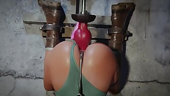 Lara Croft Dostaje Swoją Dużą Dupę Wyruchaną Przez Dildo W Hd Wideo