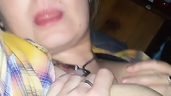 Bukkake Madness With A Seductive Milf And Big Natural Tits