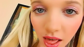 A Blonde Teen From Germany Enjoys Fingering Herself With A Sex Toy