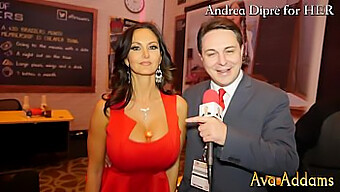 Andrea Diprè Nyter Ava Addams' Pupper Og Blowjob