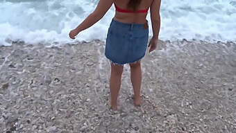 Big Butt Babe Gets A Rough Fuck On The Beach