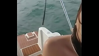 Hot Fucking On A Boat: Sexy Couple Gets Naked And Fucks